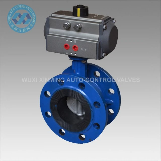Pneumatic fiðrildaventill