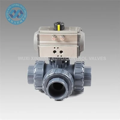 Sjálfstýrð pneumatic actuator kúluventlar fyrir áveitukerfi