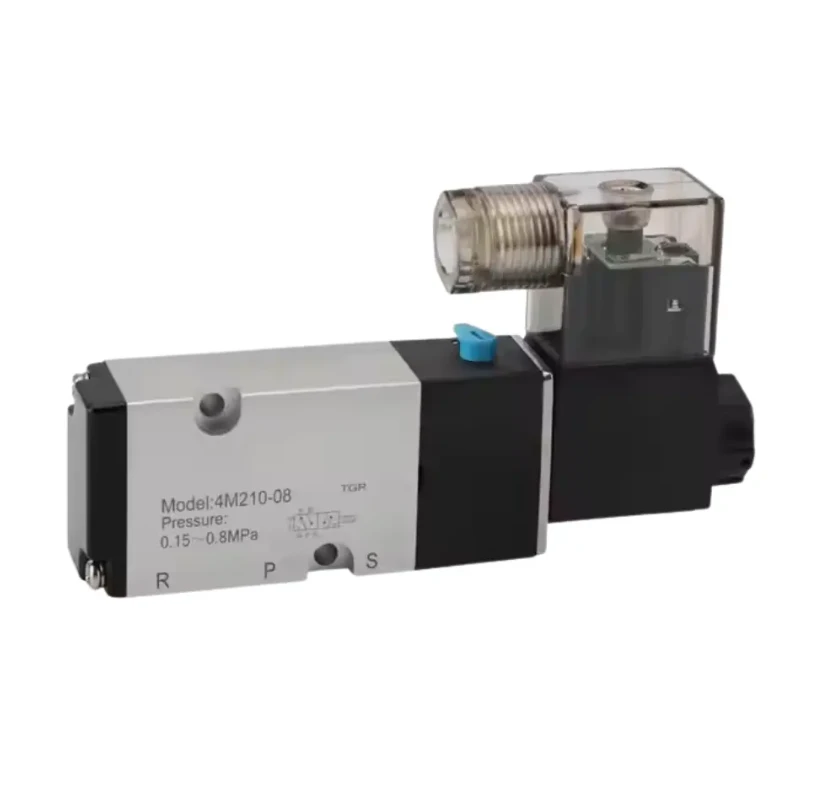 2- leið 5- höfn High-Dessure Pneumatic Solenoid Valve (0-10 MPA)