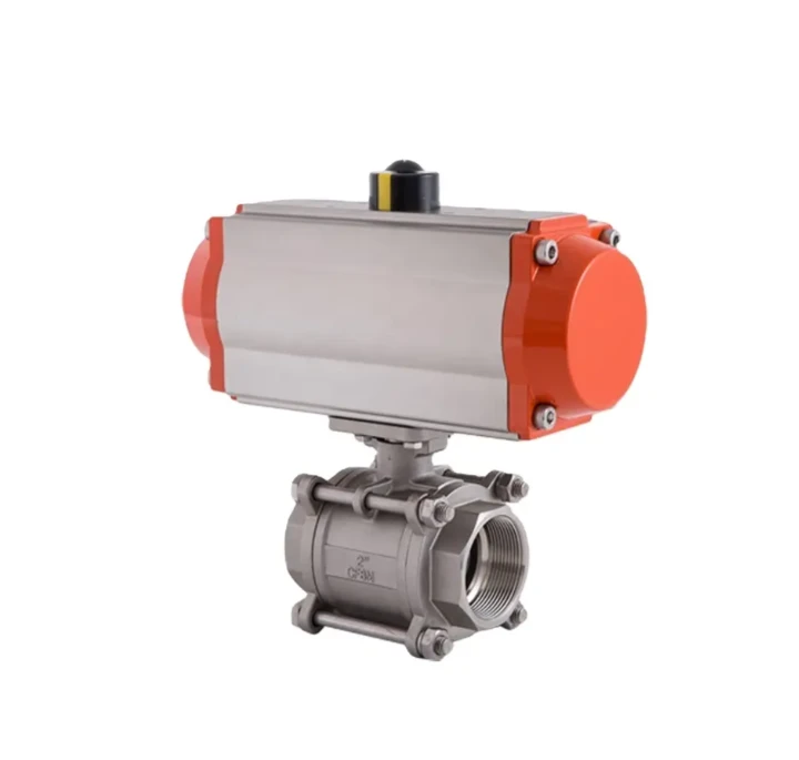 NPT þráður Pneumatic virkjaður kúluventill|CE/ATEX löggiltur