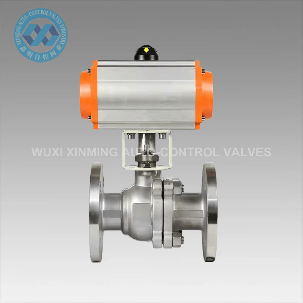 Pneumatic flansboltaventill