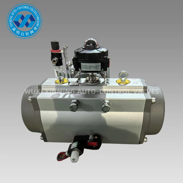 Pneumatic einvirkur stýribúnaður