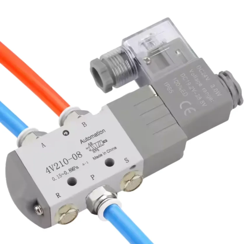 Heildsölu Precision Flow Control Pneumatic Solenoid loki með fylgihlutum