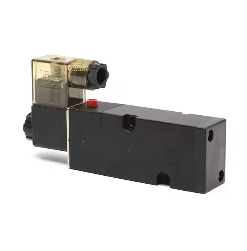 Stakur og tvöfaldur leikandi pneumatic stýrivél segulloka loki