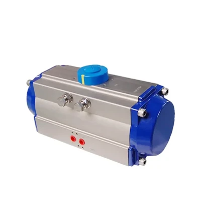90 gráðu sjálfvirk stjórnunarloki Pneumatic Rotary Actuators (CE)