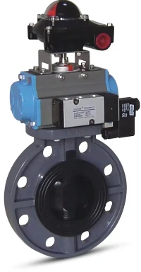 Stýribúnaður fyrir pneumatic demper loki