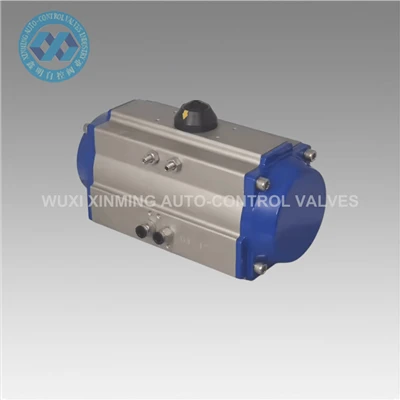 sérsniðinn pneumatic actuator með grind og pinion til sölu