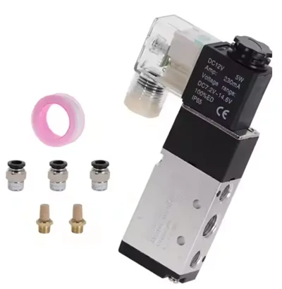 Pneumatic segulloka loki 5 leið 2- staðsetningarstýring loft 12v 24v