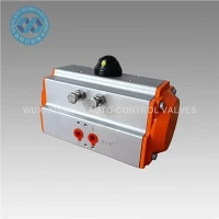 Fjórðungs beygðu loftstýrir fyrir bolta/fiðrildisventil tvöfalt leikandi pneumatic snúningsstjóri