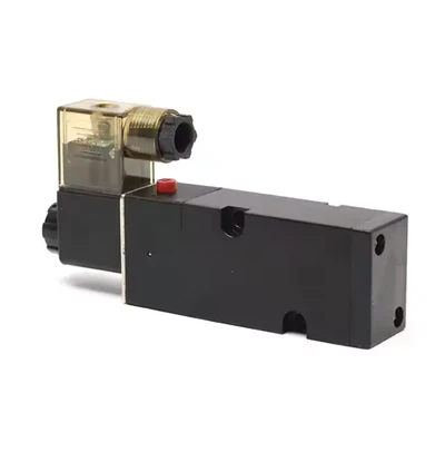 Stakur og tvöfaldur leikandi pneumatic stýrivél segulloka loki