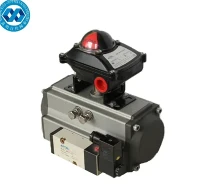 Ventil Airtac Pneumatic Cylinder Actuator með stýrisstöðuvísi