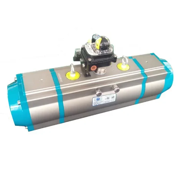 Tri klemmu þriggja leiðarventill þriggja þrepa pneumatic stýrivél
